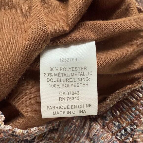 Joie Ruffled Crewneck Sheer Long Sleeve Blouse Smocked Waist Boho Floral Print L - Picture 6 of 7